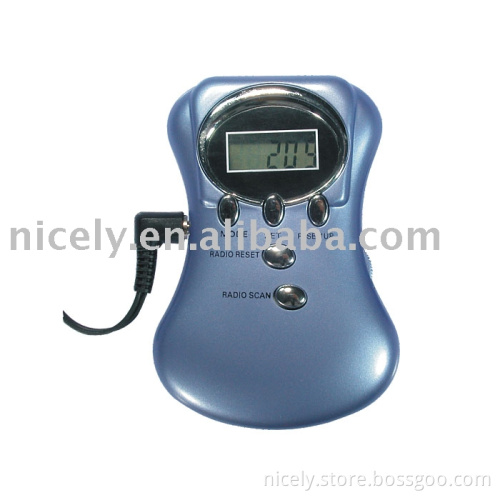 step counter with FM radio for health